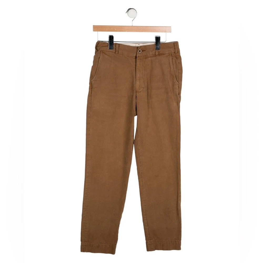 Imogene and Willie Oscar Cropped Brown Slim Pants